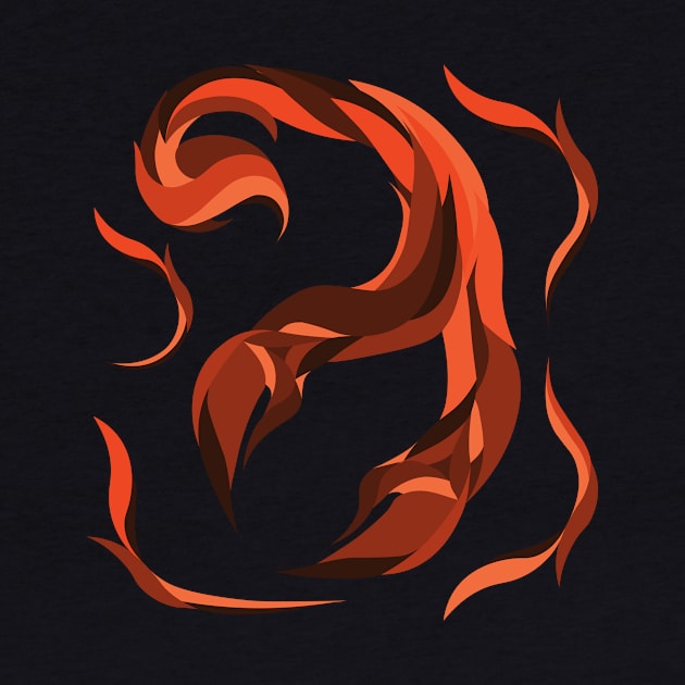 Scorpio Zodiac Sign - Orange by TeeeeeeTime